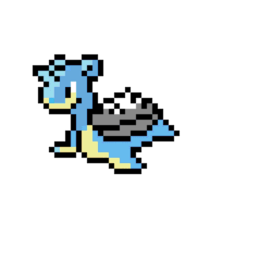 Lapras pärlplatta mall