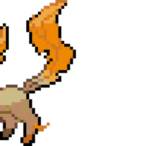 Leafeon Shiny pärlplatta mall