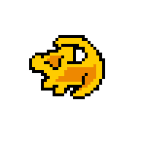 Lejonkungen pärlplatta mall