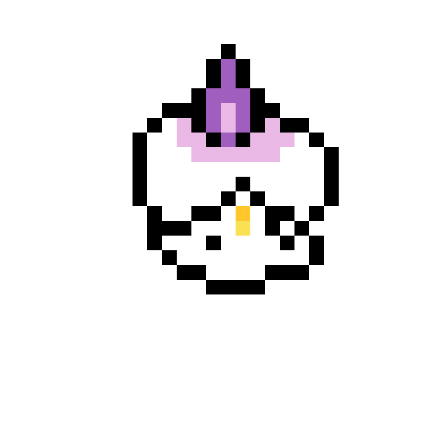 Litwick Pokemon Pärlplatta Design