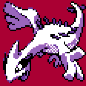 Lugia Gen 2 pärlplatta mall