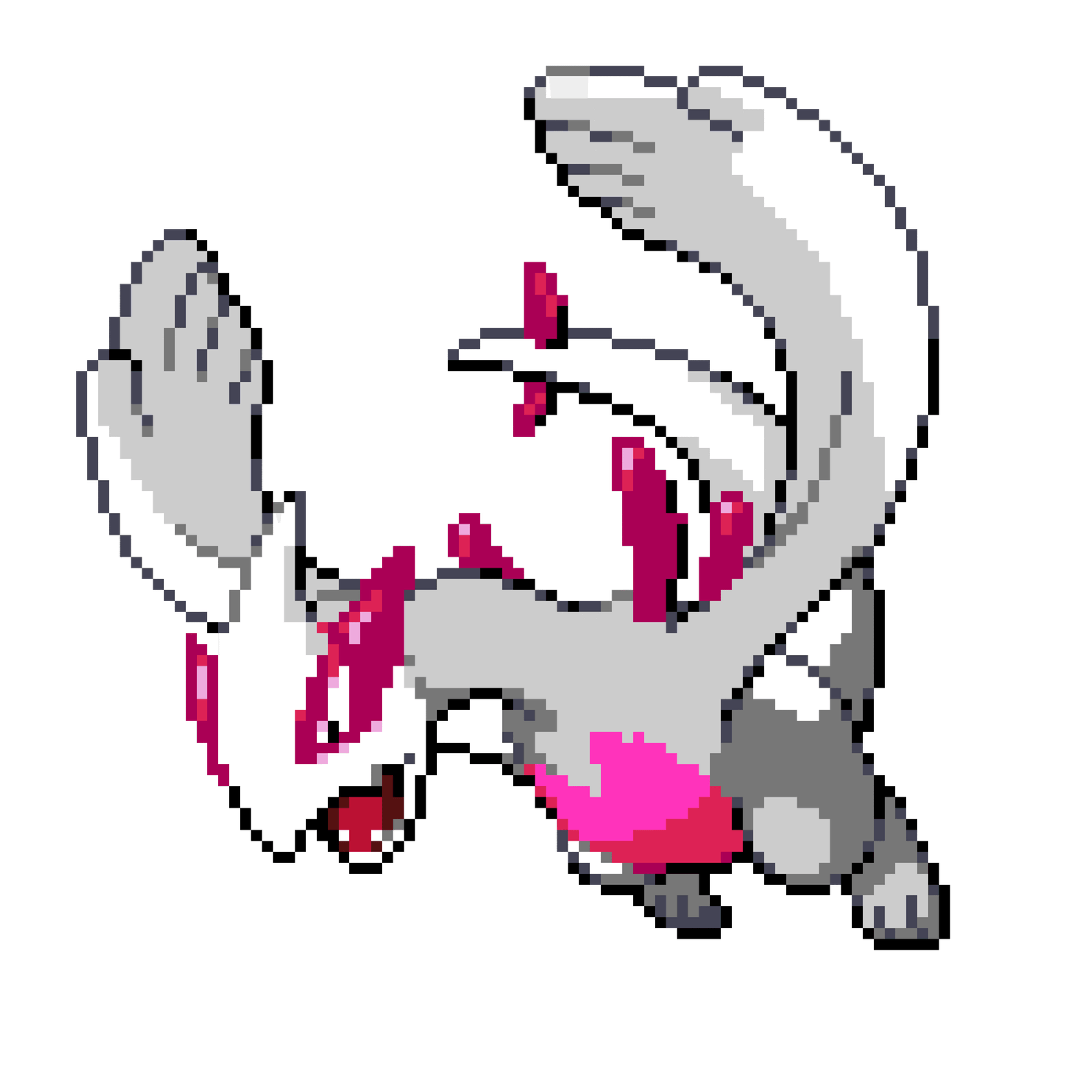 Lugia Shiny Pärlplatta Design