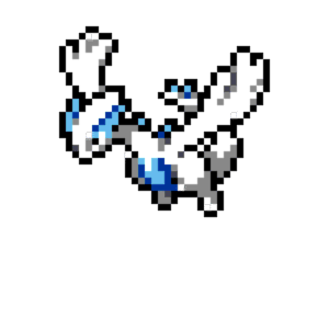 Lugia pärlplatta mall