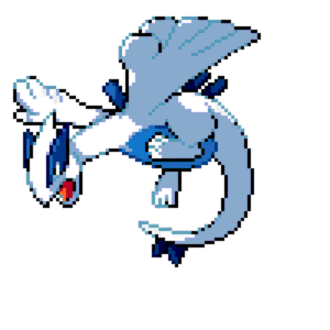 Lugia pärlplatta mall