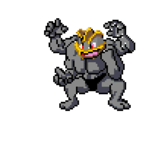 Machamp pärlplatta mall