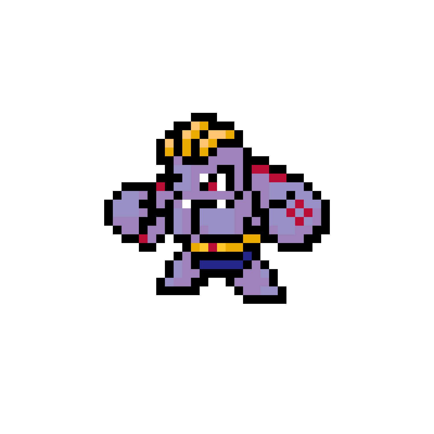 Machoke pärlplatta mall