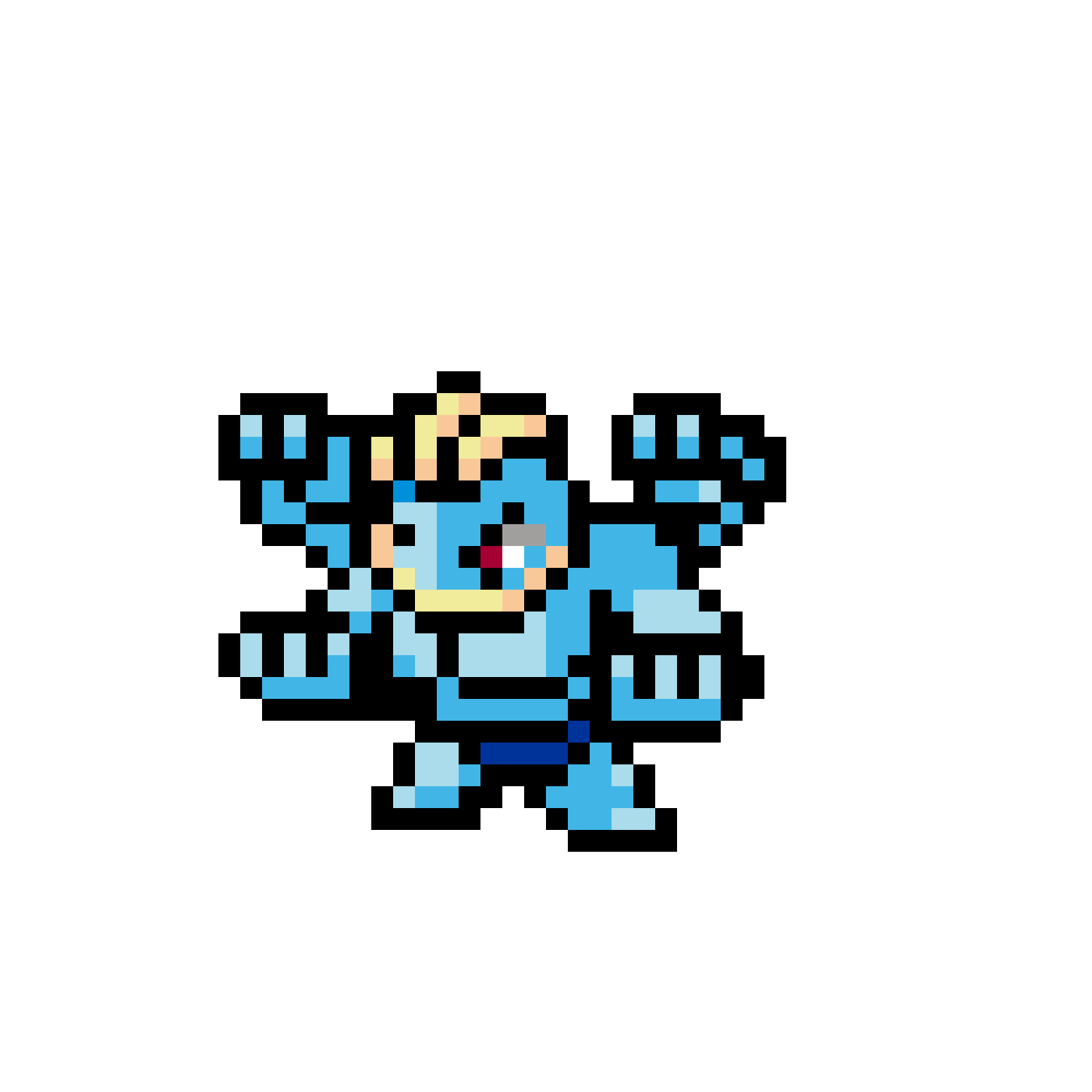 Machop Pärlplatta Design