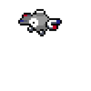 Magnemite pärlplatta mall