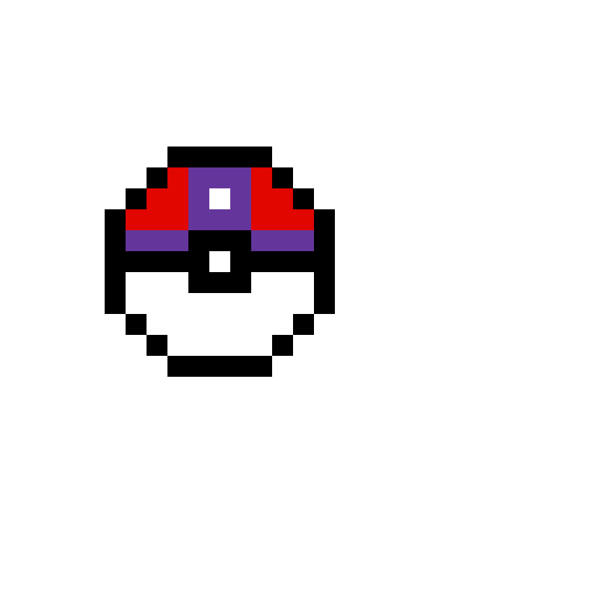 Master Ball Nybörjare Pärlplatta Design