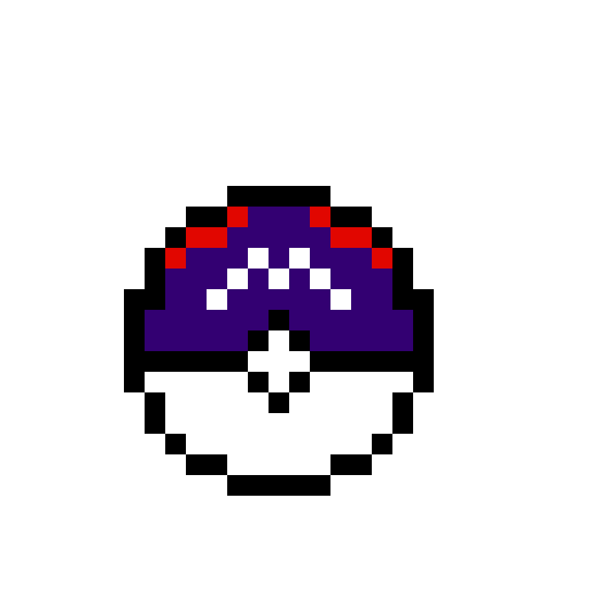 Master Ball Pärlplatta Design