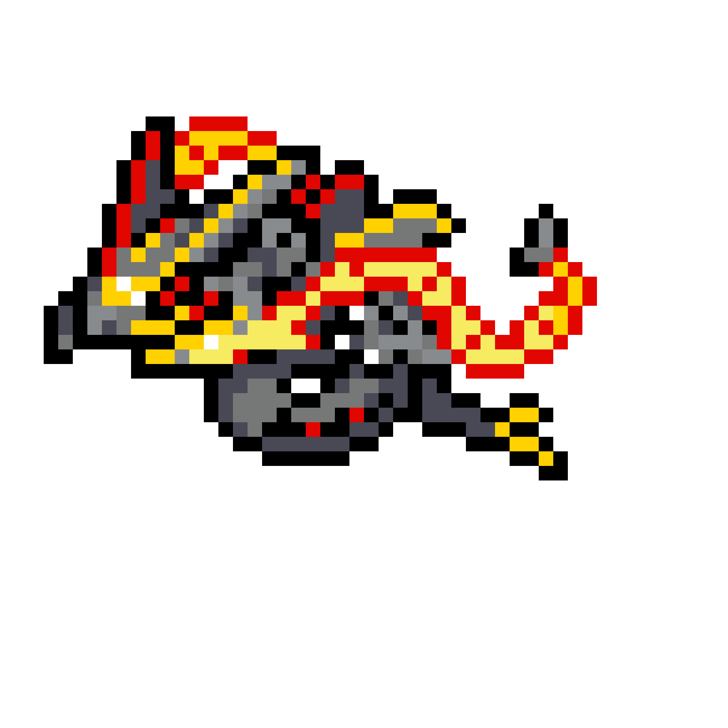 Mega Rayquaza Shiny Pärlplatta Design