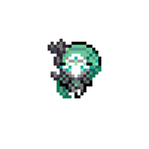 Meloetta Shiny (form Lirica) Sprite 5ta Gen pärlplatta mall