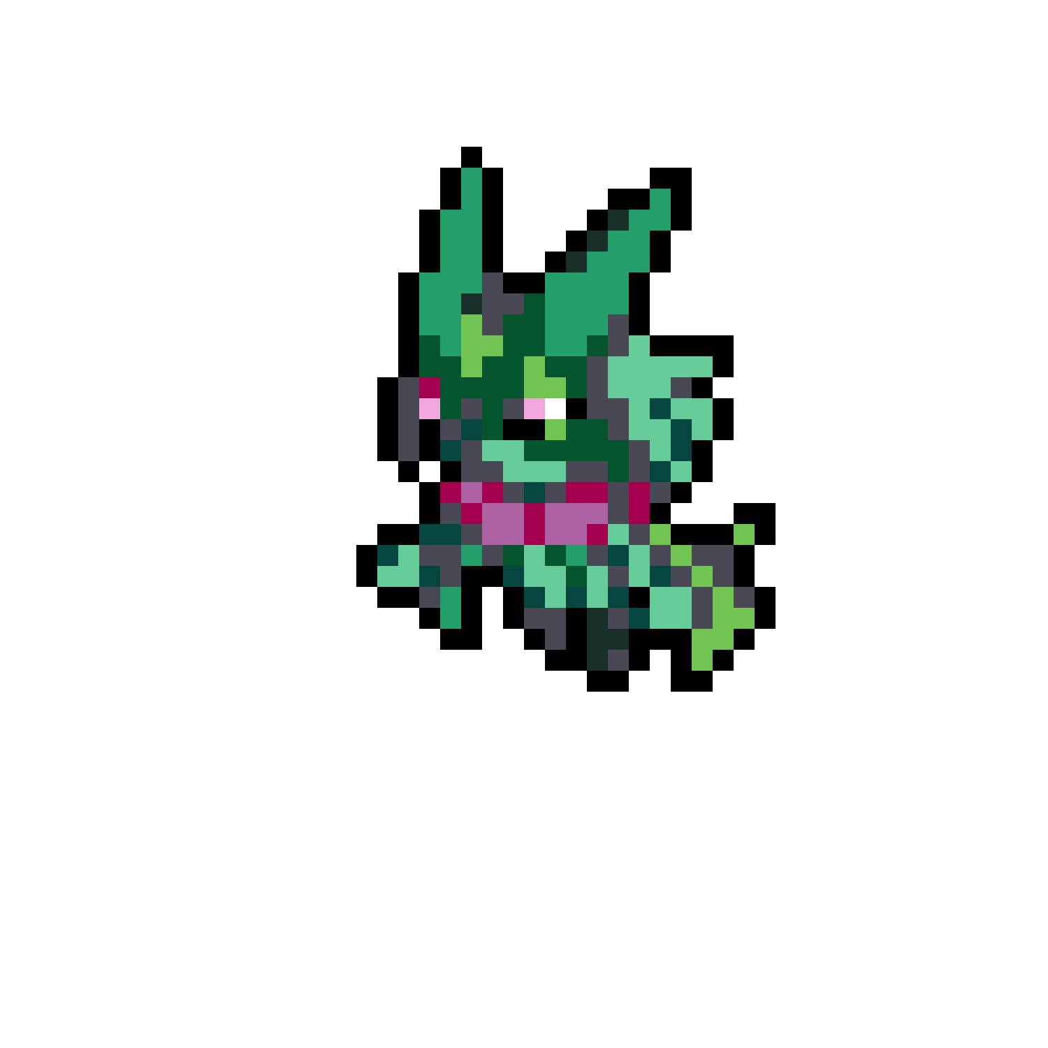 Meowscarada Pärlplatta Design