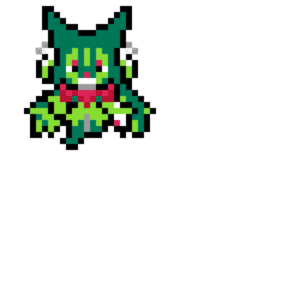 Meowscarada pärlplatta mall