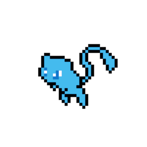 Mew Shiny pärlplatta mall