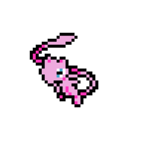 Mew pärlplatta mall