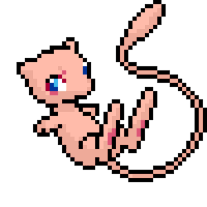 Mew pärlplatta mall