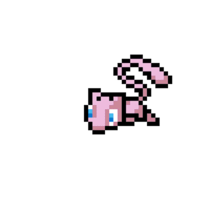 Mew pärlplatta mall