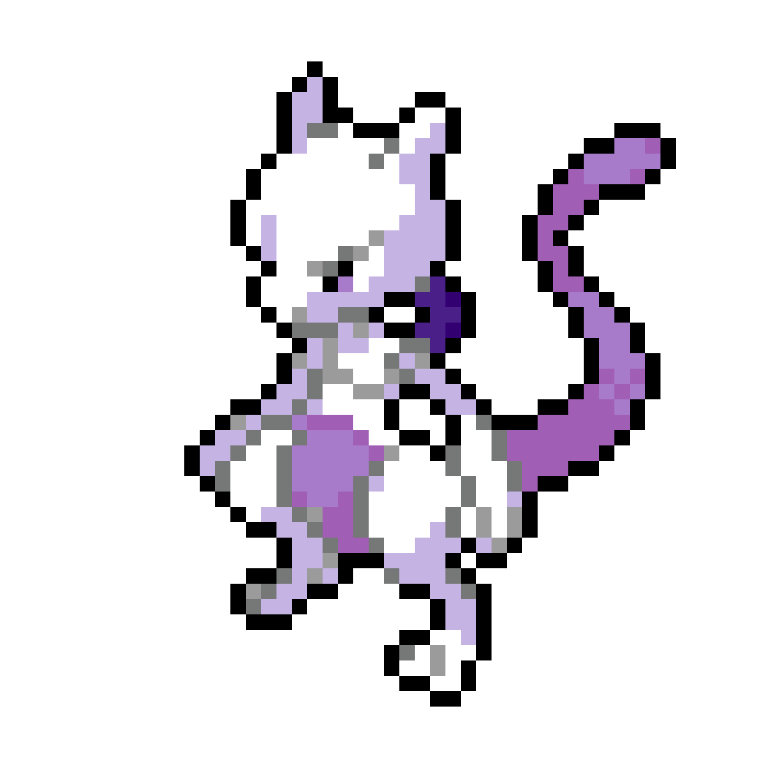 Mewtwo Pärlplatta Design