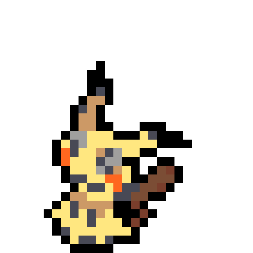 Mimikyu Mini Pärlplatta Design