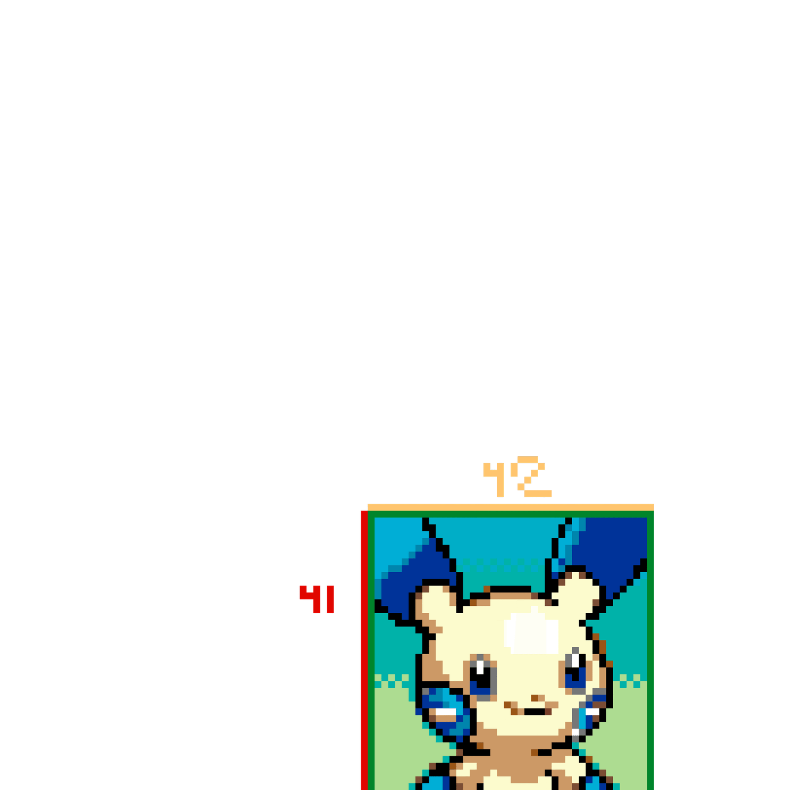 Minun Mistery Dungeon Pärlplatta Design