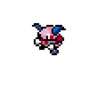 Mr Mime pärlplatta mall