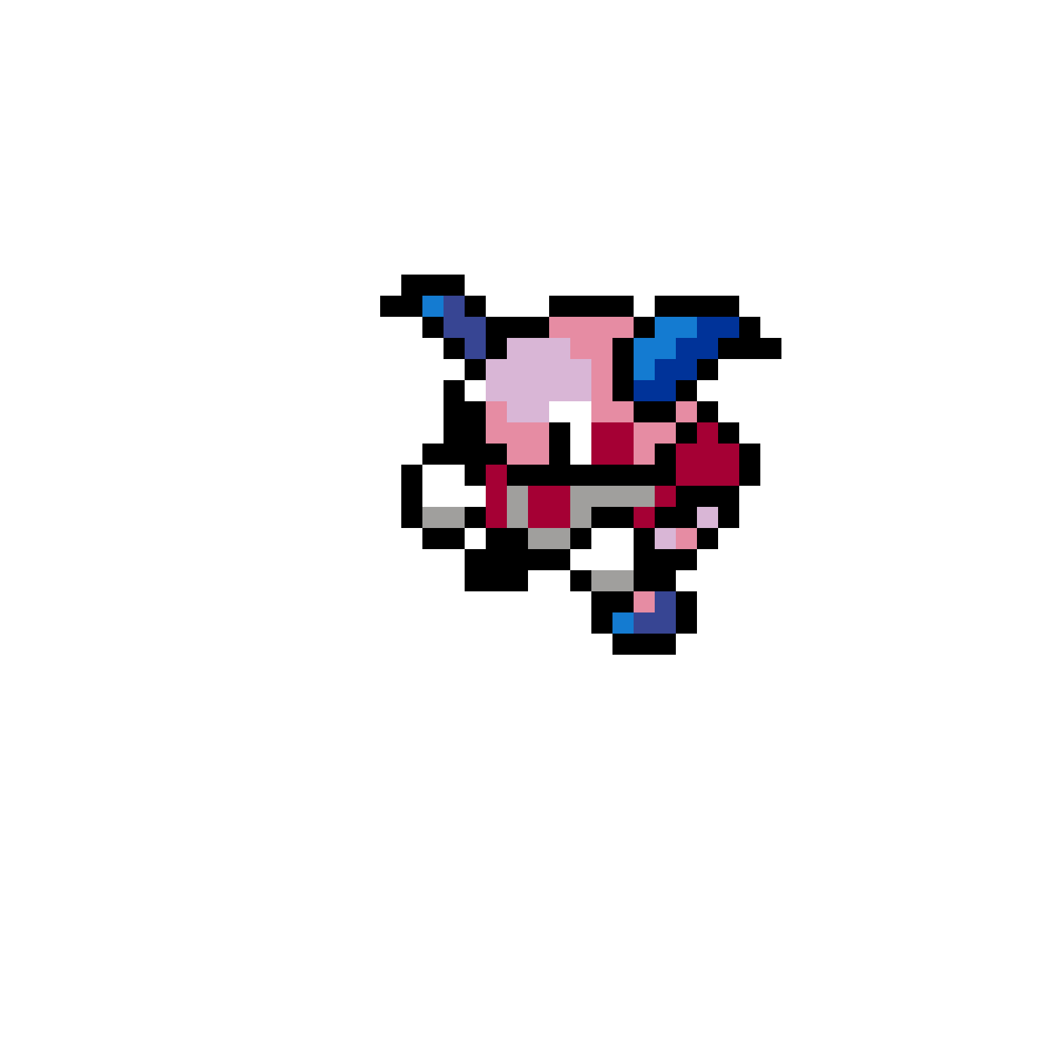 Mr Mime Pärlplatta Design