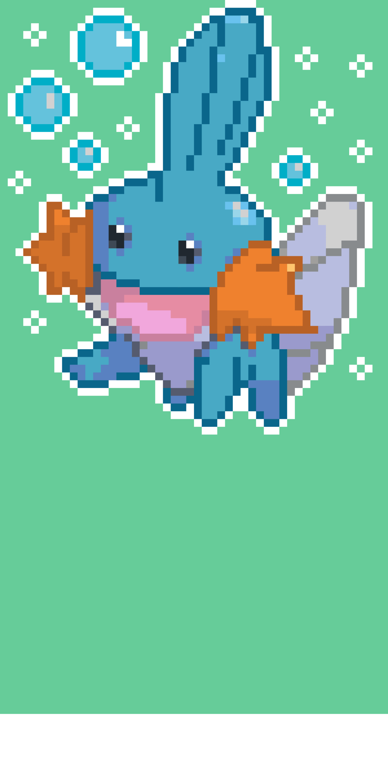 Mudkip Tavla Pix Pärlplatta Design