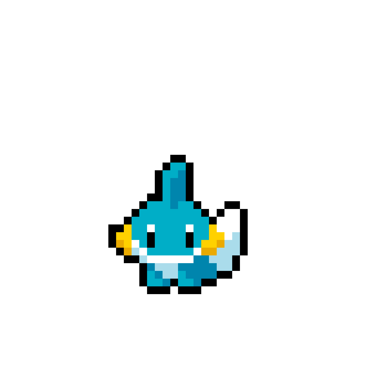 Mudkip Pärlplatta Design