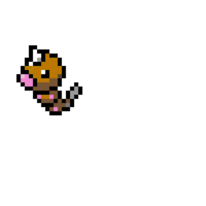 N° 13 Weedle pärlplatta mall