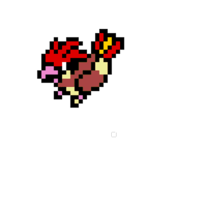 N° 17 Pidgeotto pärlplatta mall