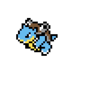 N° 9 Blastoise pärlplatta mall