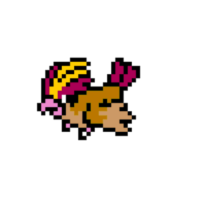 N°18 Pigeot pärlplatta mall