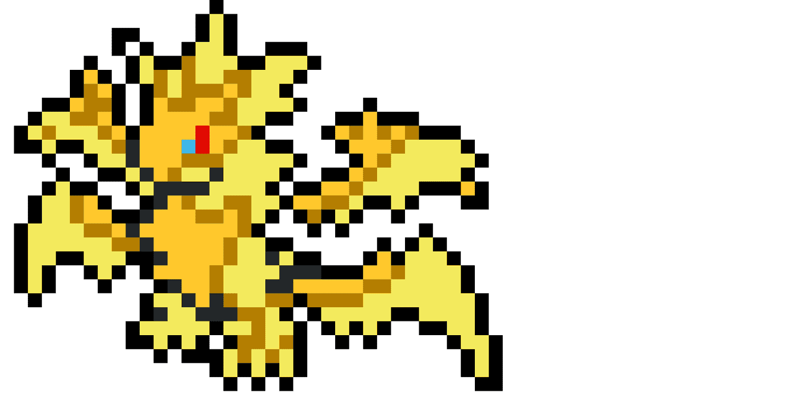 Necrozma Pokemon Pärlplatta Design