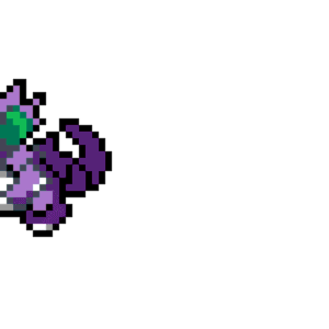 Nidoking pärlplatta mall