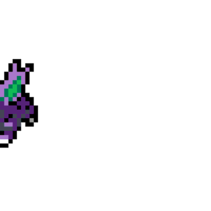 Nidorino pärlplatta mall