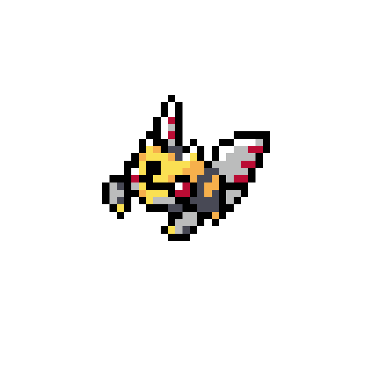 Ninjask Pärlplatta Design