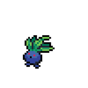 Oddish pärlplatta mall