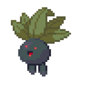 Oddish pärlplatta mall