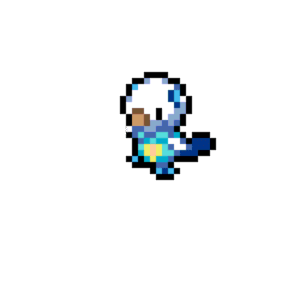 Oshawott pärlplatta mall