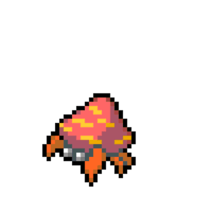 Parasect pärlplatta mall