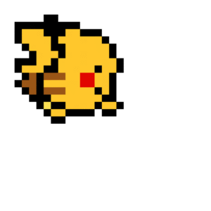 Picachu pärlplatta mall