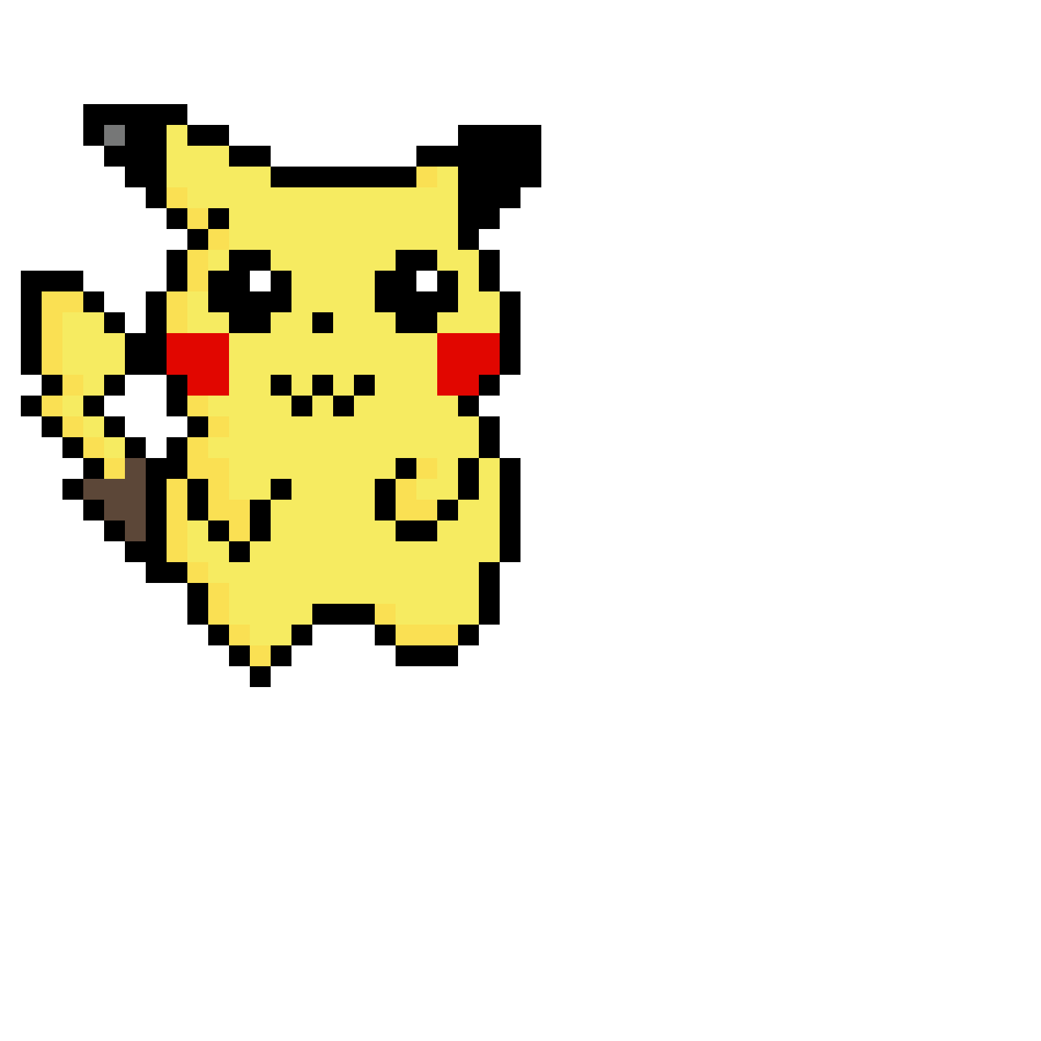 Pickachu Pärlplatta Design