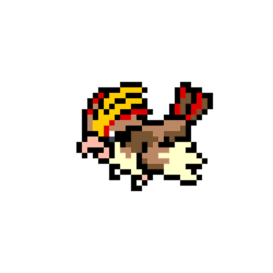 Pidgeot pärlplatta mall