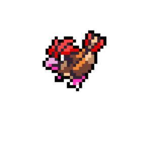 Pidgeotto pärlplatta mall