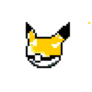 Pikaball pärlplatta mall