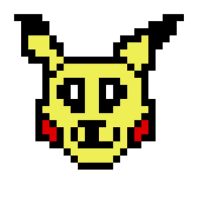 Pikachu Deformerad Mewing pärlplatta mall