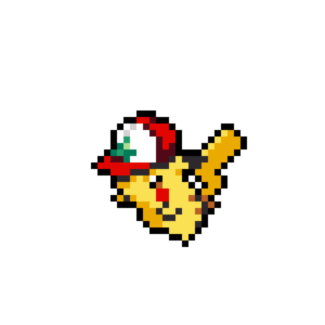 Pikachu Skin - Ashs Mössa pärlplatta mall