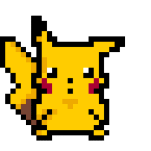 PIKACHU - VS 1.0 pärlplatta mall