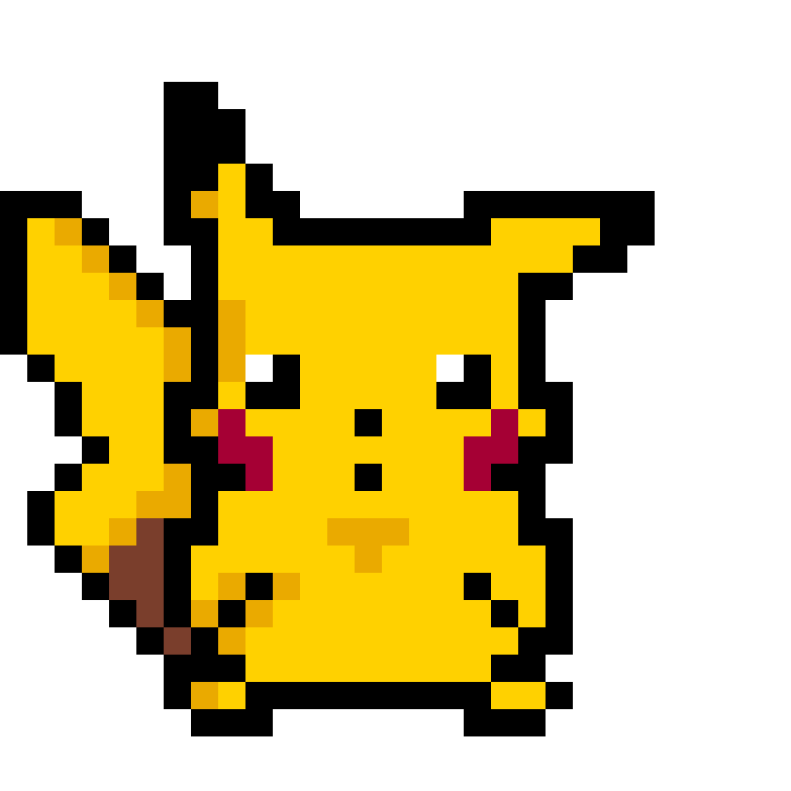 PIKACHU - VS 1.0 Pärlplatta Design